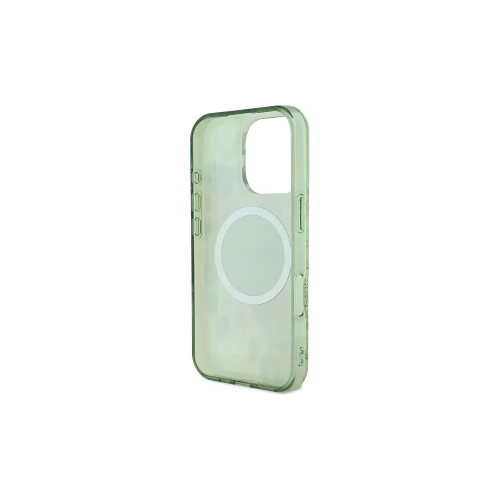 Hurtownia GSM - Etui Guess GUHMP16LHFWBDCEN Apple iPhone 16 Pro hardcase IML Flower & Tonal Circle MagSafe zielony/green - GUE003994 - {ean13} - Hurt