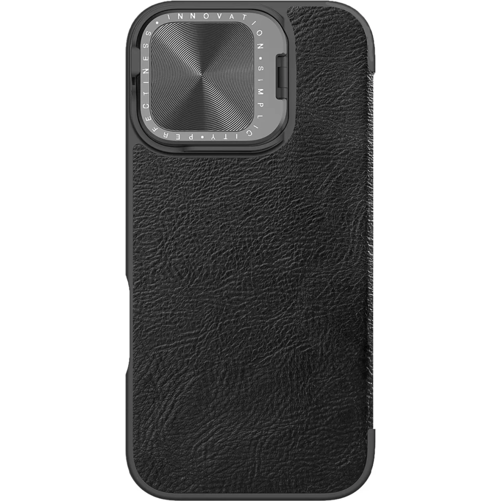 Hurtownia GSM - Etui Nillkin Qin Prop Leather Case Apple iPhone 16 czarne - NLK1610 - {ean13} - Hurt