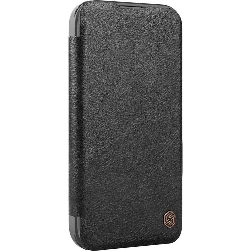 Hurtownia GSM - Etui Nillkin Qin Prop Leather Case Apple iPhone 16 czarne - NLK1610 - {ean13} - Hurt