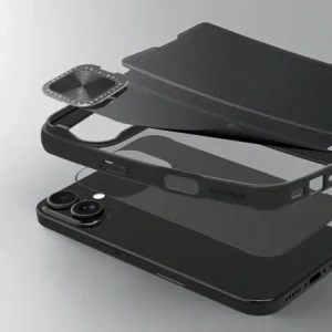 Hurtownia GSM - Nillkin Qin Prop Lederhülle Apple iPhone 16 schwarz - NLK1610 - {ean13} - Hurt