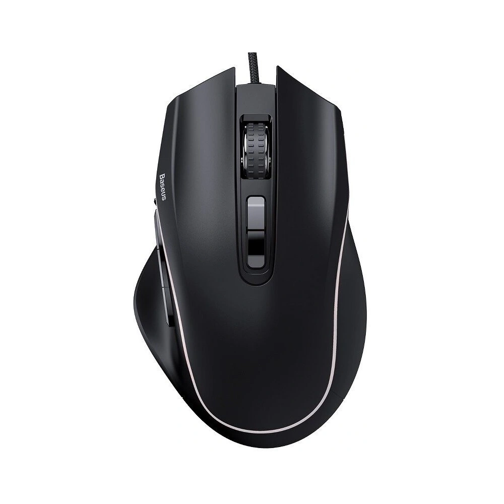 Hurtownia GSM - Mysz gamingowa Baseus GAMO GM01, 9 programowalnych klawiszy, 6400DPI (czarna) - BSU1158BLK - {ean13} - Hurt