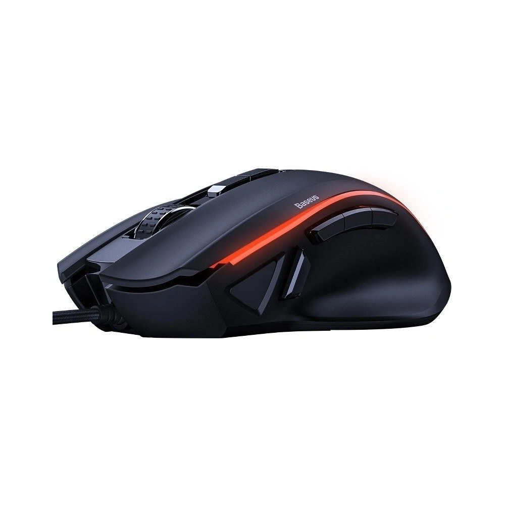 Hurtownia GSM - Mysz gamingowa Baseus GAMO GM01, 9 programowalnych klawiszy, 6400DPI (czarna) - BSU1158BLK - {ean13} - Hurt