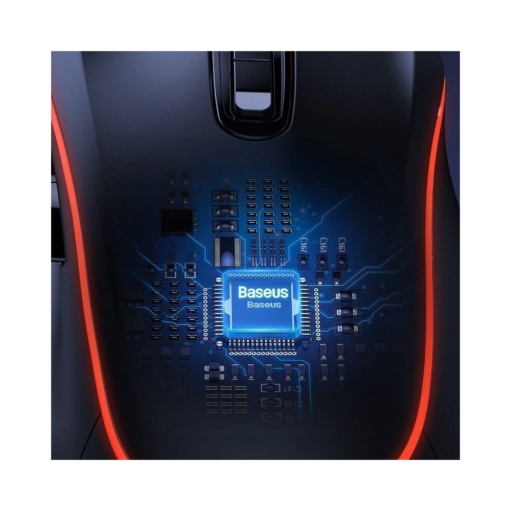 Wholesale Baseus GAMO 9 Programmable Buttons Gaming Mouse Black - BSU1158BLK - {ean13} - Hurt