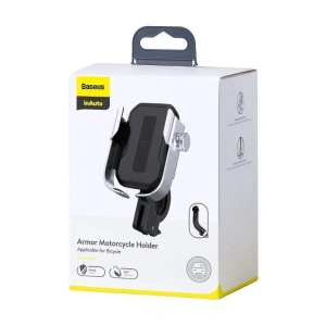 Hurtownia GSM - Uchwyt do telefonu Baseus Armor do motocyklu / roweru / hulajnogi/ skutera (srebrny) - BSU1166SLV - {ean13} - Hurt