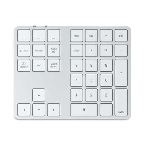 Bezprzewodowa klawiatura numeryczna Satechi  Aluminium Extended Keypad (silver)