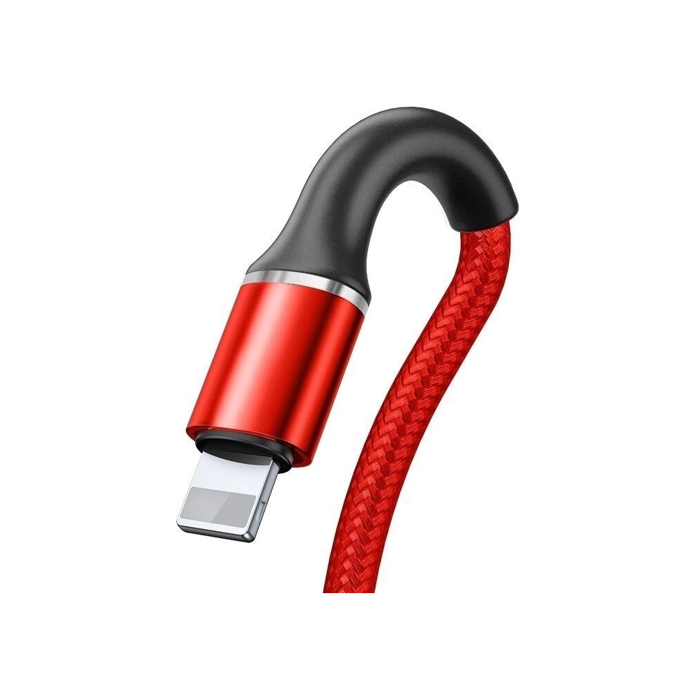 Wholesale Baseus halo data cable USB For iP 2.4A 0.25m Red - BSU1170RED - {ean13} - Hurt