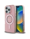 Wholesale Guess GUHMP16LPFTDTEP Apple iPhone 16 Pro hardcase IML Rhinestones MagSafe pink - GUE003978 - {ean13} - Hurt