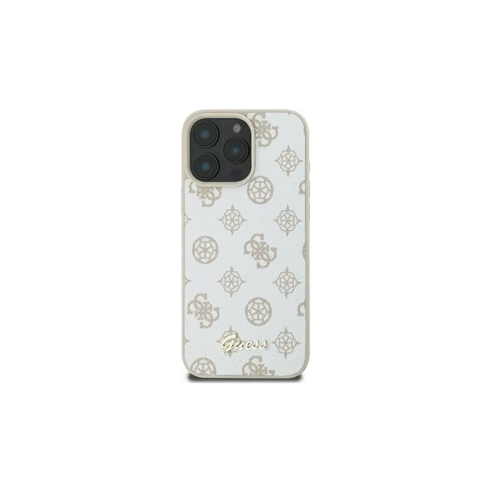 Hurtownia GSM - Guess GUHMP16LPGPYSH Apple iPhone 16 Pro hardcase Peony Script Logo MagSafe alb - GUE004042 - {ean13} - Hurt