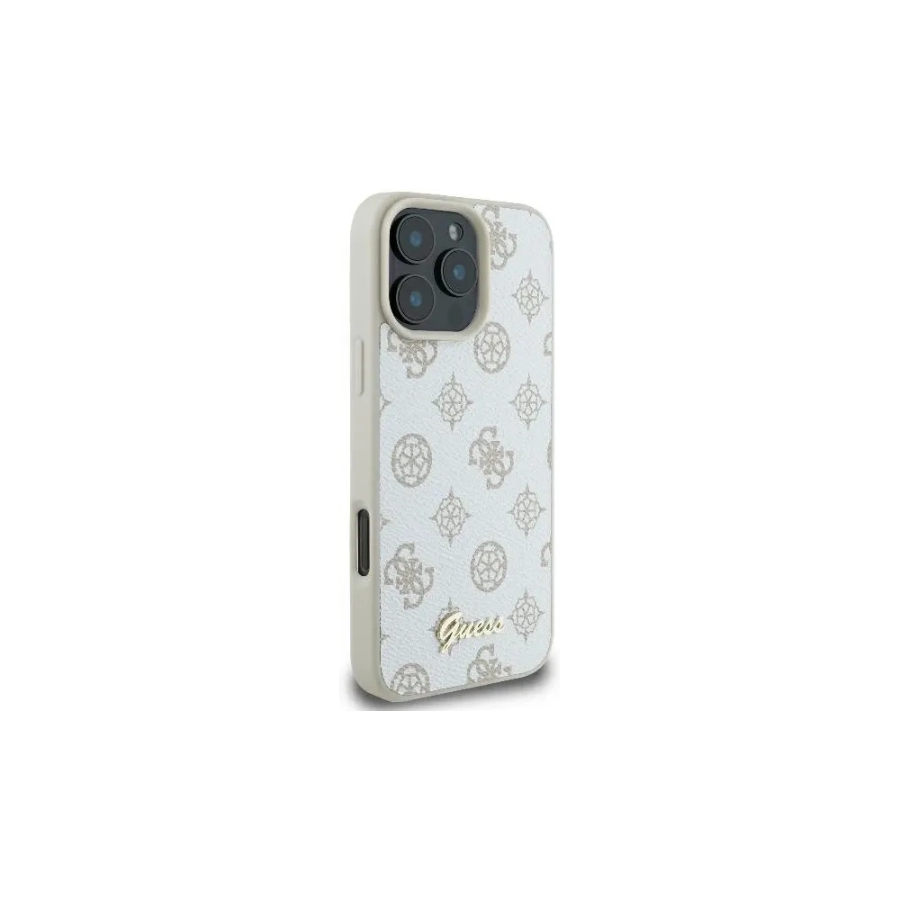 Hurtownia GSM - Etui Guess GUHMP16LPGPYSH Apple iPhone 16 Pro hardcase Peony Script Logo MagSafe bílý/white - GUE004042 - {ean13} - Hurt