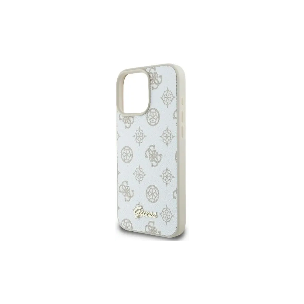 Hurtownia GSM - Guess GUHMP16LPGPYSH Apple iPhone 16 Pro hardcase Peony Script Logo MagSafe alb - GUE004042 - {ean13} - Hurt