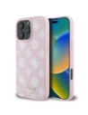 Guess GUHMP16LPGPYSP Apple iPhone 16 Pro hardcase Peony Script Logo MagSafe pink
