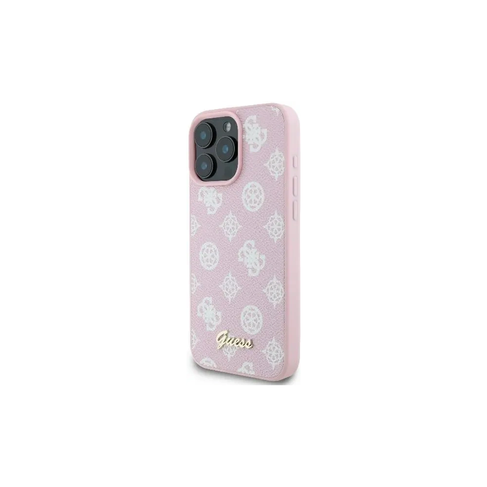 Hurtownia GSM - Etui Guess GUHMP16LPGPYSP Apple iPhone 16 Pro hardcase Peony Script Logo MagSafe różowy/pink - GUE004040 - {ean13} - Hurt