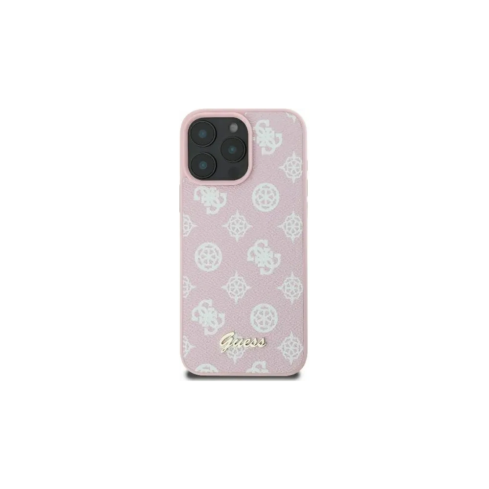 Hurtownia GSM - Etui Guess GUHMP16LPGPYSP Apple iPhone 16 Pro hardcase Peony Script Logo MagSafe różowy/pink - GUE004040 - {ean13} - Hurt