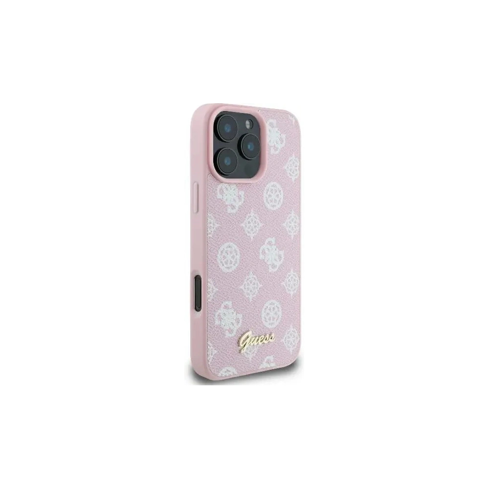 Hurtownia GSM - Etui Guess GUHMP16LPGPYSP Apple iPhone 16 Pro hardcase Peony Script Logo MagSafe różowy/pink - GUE004040 - {ean13} - Hurt