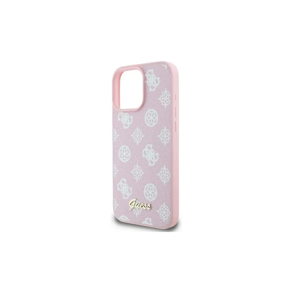 Hurtownia GSM - Etui Guess GUHMP16LPGPYSP Apple iPhone 16 Pro hardcase Peony Script Logo MagSafe różowy/pink - GUE004040 - {ean13} - Hurt