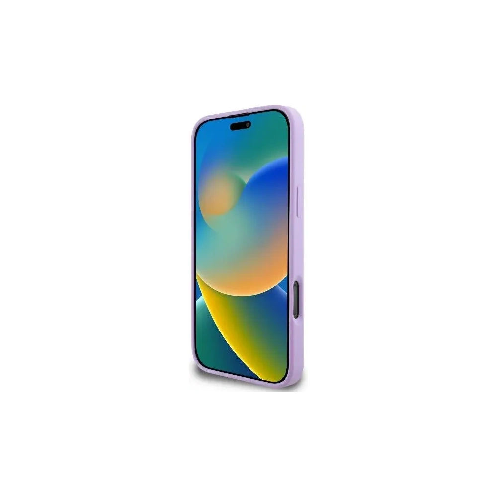 Wholesale Guess GUHMP16LPSAPSMEU Apple iPhone 16 Pro hardcase Saffiano Peony Classic Logo MagSafe purple - GUE004046 - {ean13} - Hurt