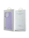 Hurtownia GSM - Etui Guess GUHMP16LPSAPSMEU Apple iPhone 16 Pro hardcase Saffiano Peony Classic Logo MagSafe fioletowy/purple - GUE004046 - {ean13} - Hurt