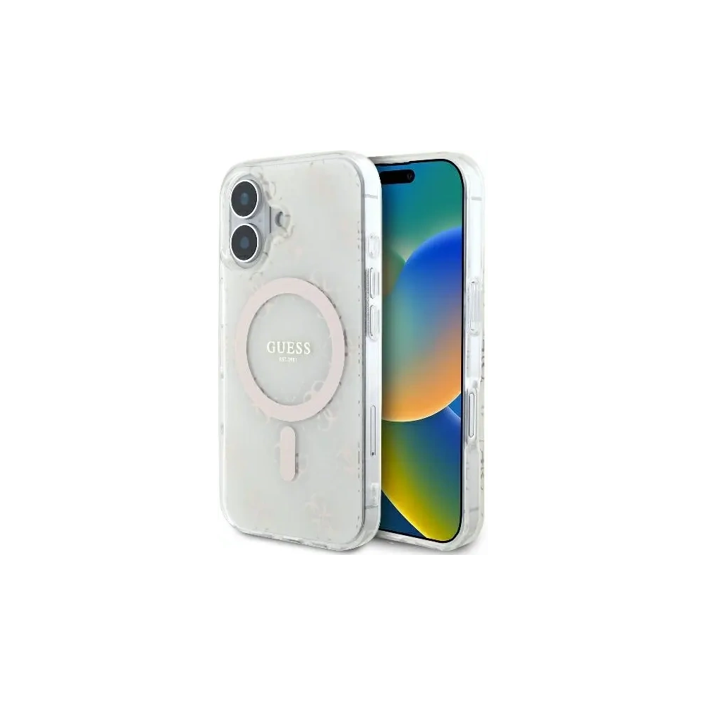 Hurtownia GSM - Guess GUHMP16MH4DTEH Apple iPhone 16 Plus kemény hátlap IML 4G háttér MagSafe fehér - GUE003973 - {ean13} - Hurt