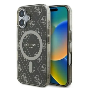 Wholesale Guess GUHMP16MH4DTEW Apple iPhone 16 Plus hardcase IML 4G Background MagSafe brown - GUE003969 - {ean13} - Hurt