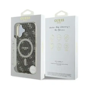 Hurtownia GSM - Guess GUHMP16MH4DTEW Apple iPhone 16 Plus kemény tok IML 4G Háttér MagSafe barna - GUE003969 - {ean13} - Hurt