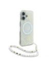 Hurtownia GSM - Etui Guess GUHMP16MHCPOFPH Apple iPhone 16 Plus hardcase IML Flowers Allover Electro With Pearl Strap MagSafe bílý/white - GUE003946 - {ean13} - Hurt