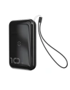 Powerbank Baseus Mini S z ładowaniem indukcyjnym, 10000mAh, 18W, USB (czarny)