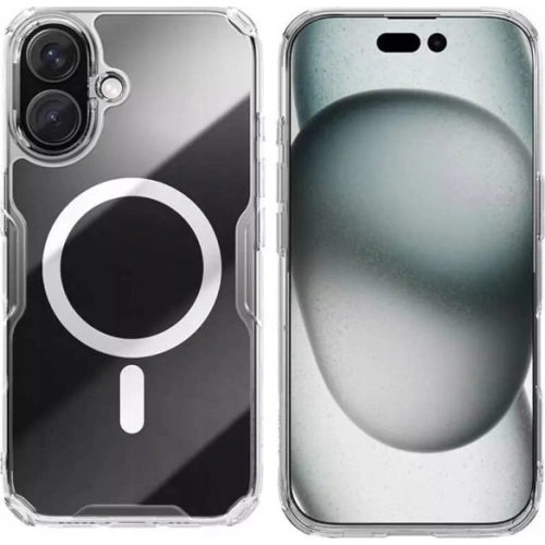 Etui Nillkin Nature Pro Magnetic Apple iPhone 16 clear/przezroczysty