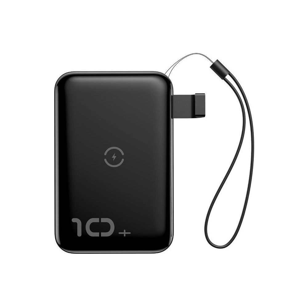 Wholesale Baseus Mini S Bracket 10W Wireless Charger Powerbank 10000mAh 18W Black - BSU1177BLK - {ean13} - Hurt