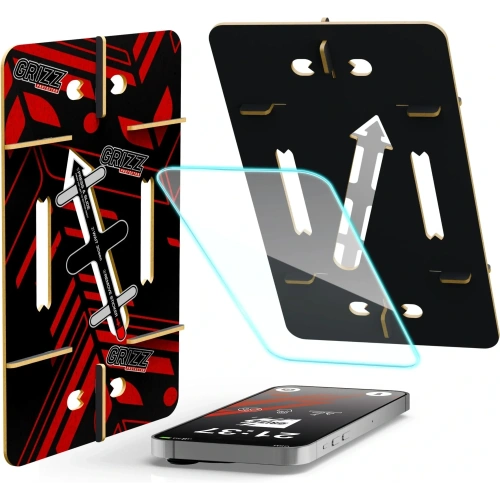 Szkło hybrydowe GrizzGlass HybridGlass Easy do Apple iPhone 16 Plus