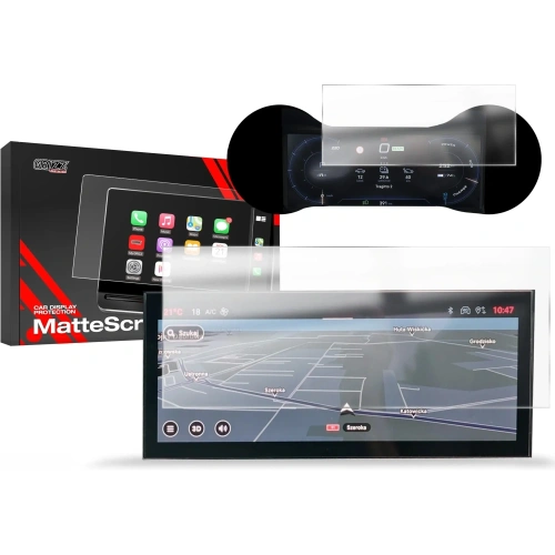 Folia matowa GrizzGlass CarDisplay Protection do Alfa Romeo Junior 10,25" 2024-2025 [2w1]