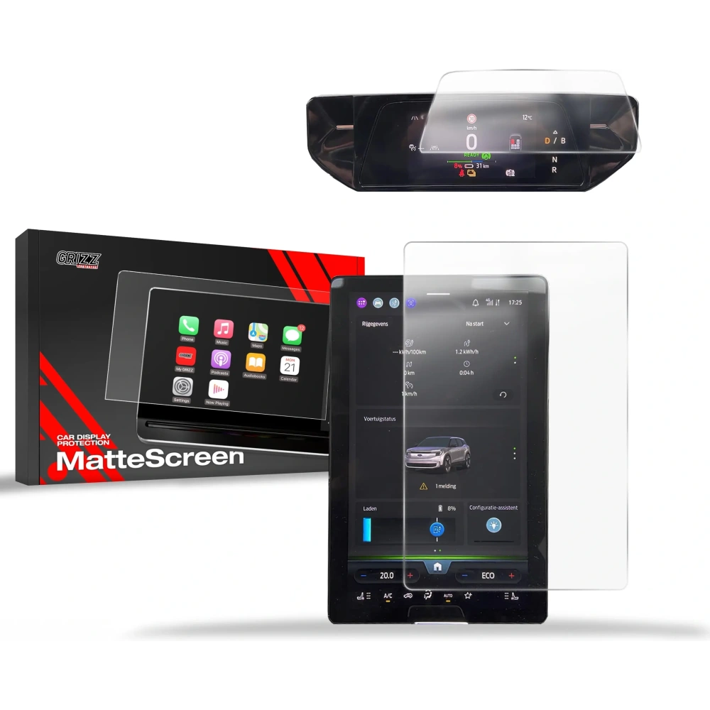 Hurtownia GSM - Matte GrizzGlass CarDisplay Schutz Ford Explorer EV 14,6" 2024 [2in1] - GRZ11694 - {ean13} - Hurt