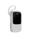 Wholesale Baseus Q pow Digital Display 3A Powerbank 10000mAh (With IP Cable)White - BSU1182WHT - {ean13} - Hurt