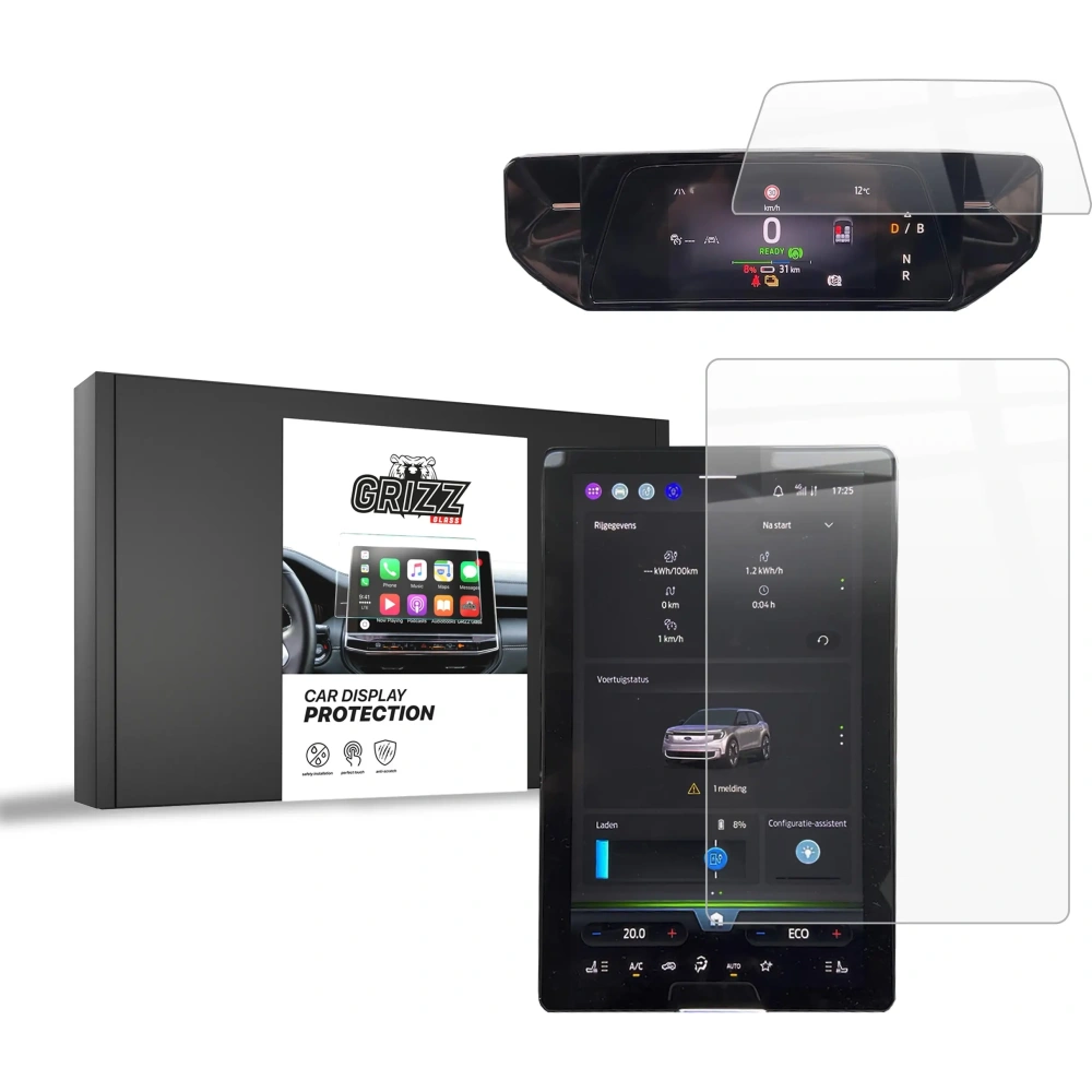 Hurtownia GSM - Protecție pentru CarDisplay din ceramică GrizzGlass Ford Explorer EV 14,6" 2024 [2in1] - GRZ11702 - {ean13} - Hurt