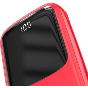 Powerbank Baseus Qpow z kablem Lightning, 10000mAh, 3A, 15W (czerwony)