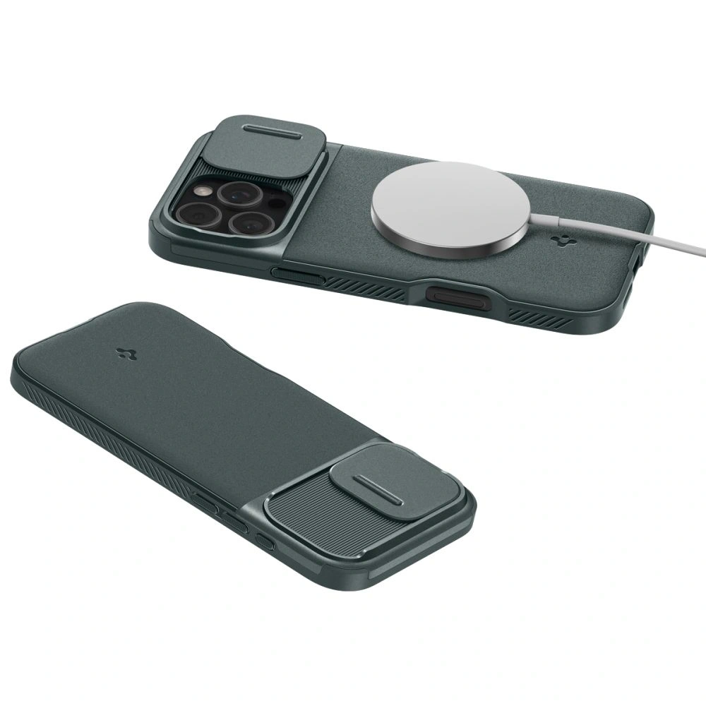 Hurtownia GSM - Spigen Optik Armor Mag MagSafe Apple iPhone 16 Pro Max Abyss Grün - SPN16491 - {ean13} - Hurt