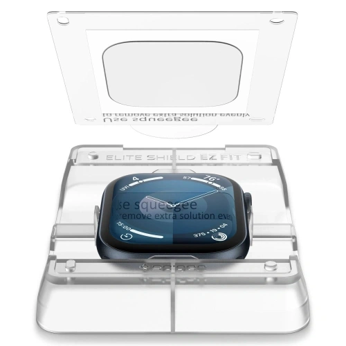 Szkło hybrydowe Spigen Elite Shield Ez Fit Apple Watch 10 / 11 42mm Clear [2 PACK]