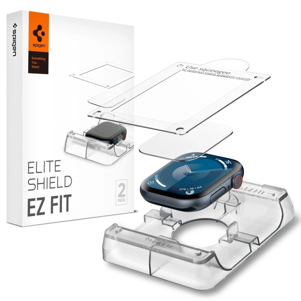 Hurtownia GSM - Hybridní sklo Spigen Elite Shield Ez Fit Apple Watch 10 46mm Clear [2 PACK] - SPN16493 - {ean13} - Hurt