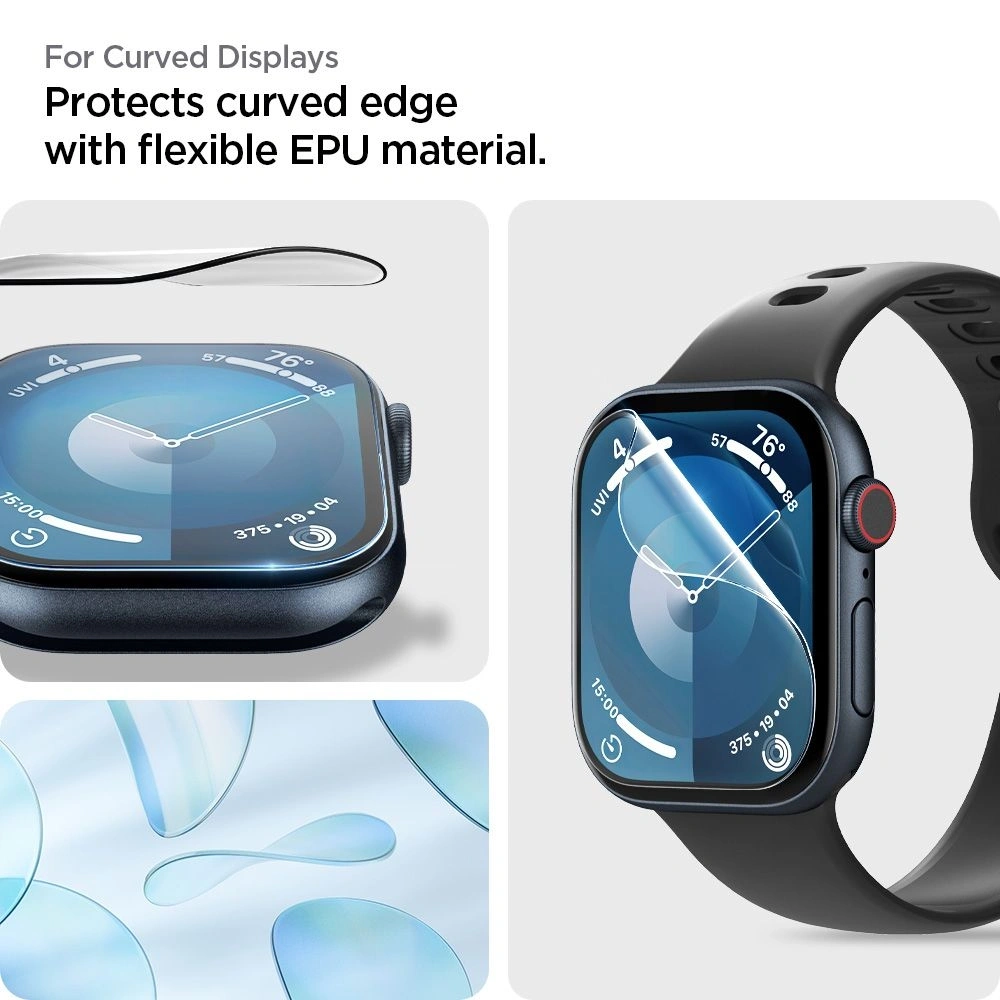 Hurtownia GSM - Hybridní sklo Spigen Elite Shield Ez Fit Apple Watch 10 46mm Clear [2 PACK] - SPN16493 - {ean13} - Hurt