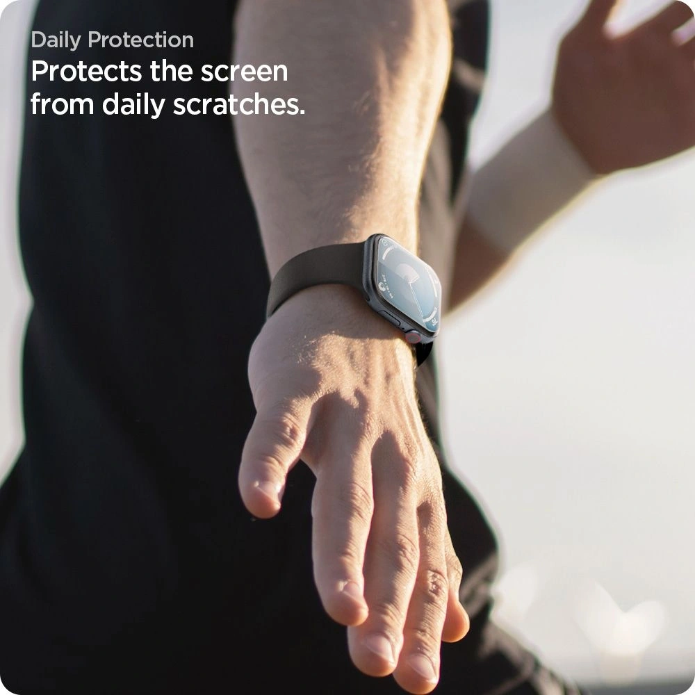 Hurtownia GSM - Hybridní sklo Spigen Elite Shield Ez Fit Apple Watch 10 46mm Clear [2 PACK] - SPN16493 - {ean13} - Hurt