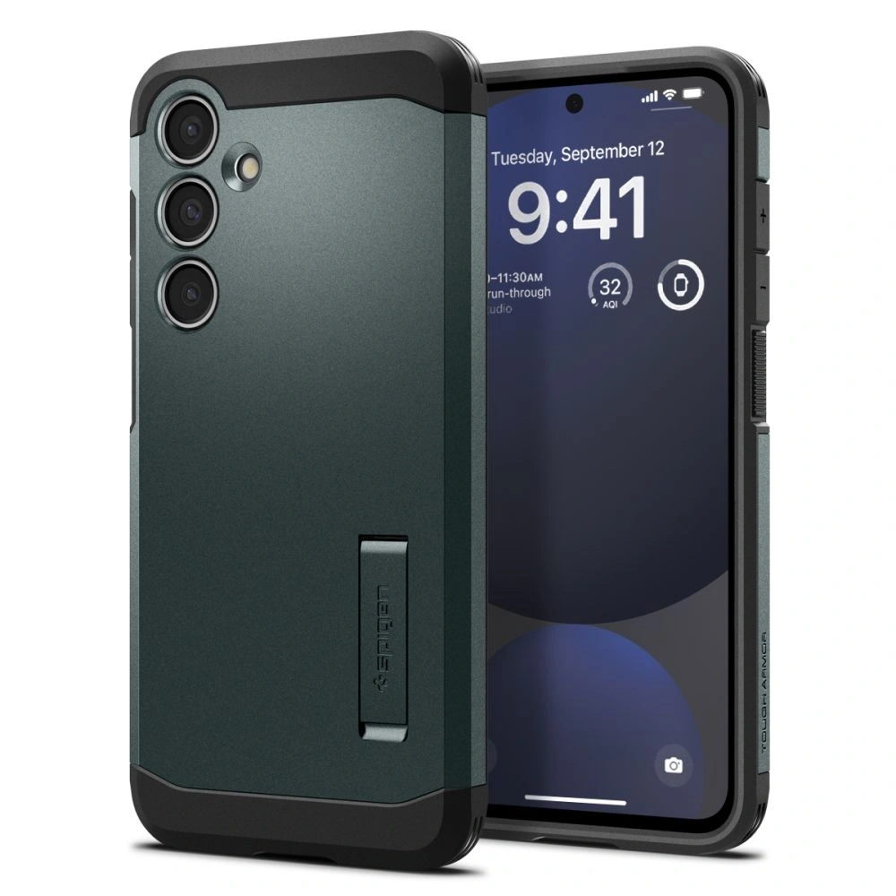 Hurtownia GSM - Etui Spigen Tough Armor Samsung Galaxy S24 FE Abyss Green - SPN16500 - {ean13} - Hurt