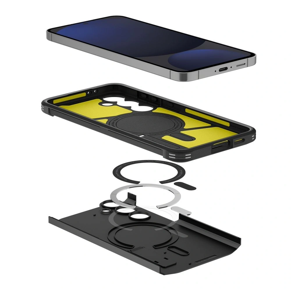 Wholesale Spigen Tough Armor MagSafe Samsung Galaxy S24 FE Black - SPN16501 - {ean13} - Hurt