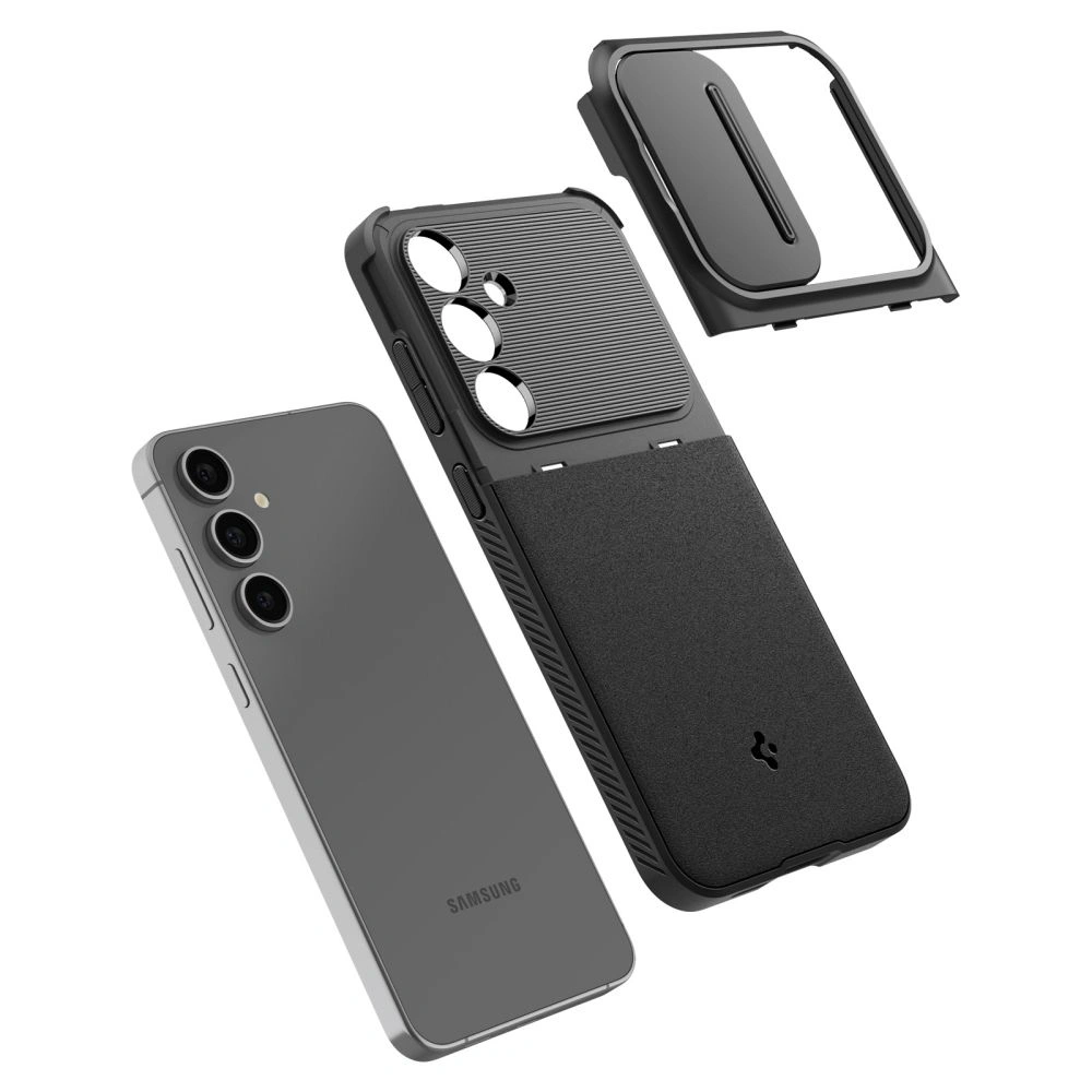 Wholesale Spigen Optik Armor Samsung Galaxy S24 FE Black - SPN16502 - {ean13} - Hurt