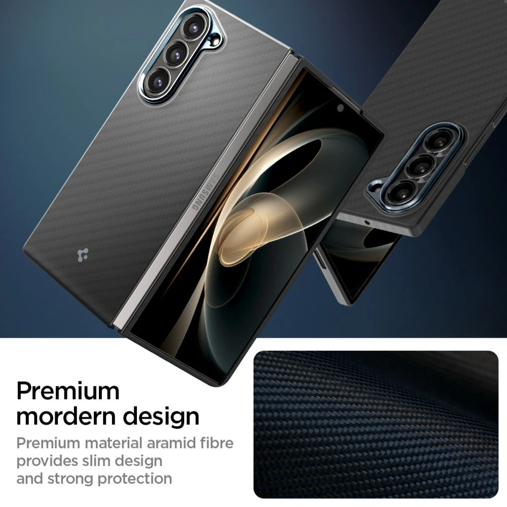 Hurtownia GSM - Spigen Airskin Galaxy Galaxy Z Fold 6 Aramid Fekete - SPN16503 - {ean13} - Hurt