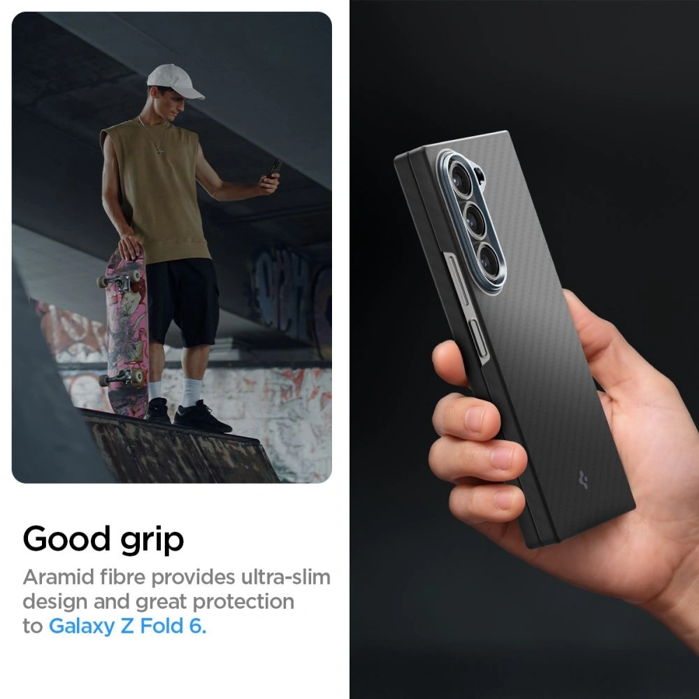 Hurtownia GSM - Spigen Airskin Galaxy Galaxy Z Fold 6 Aramid Fekete - SPN16503 - {ean13} - Hurt