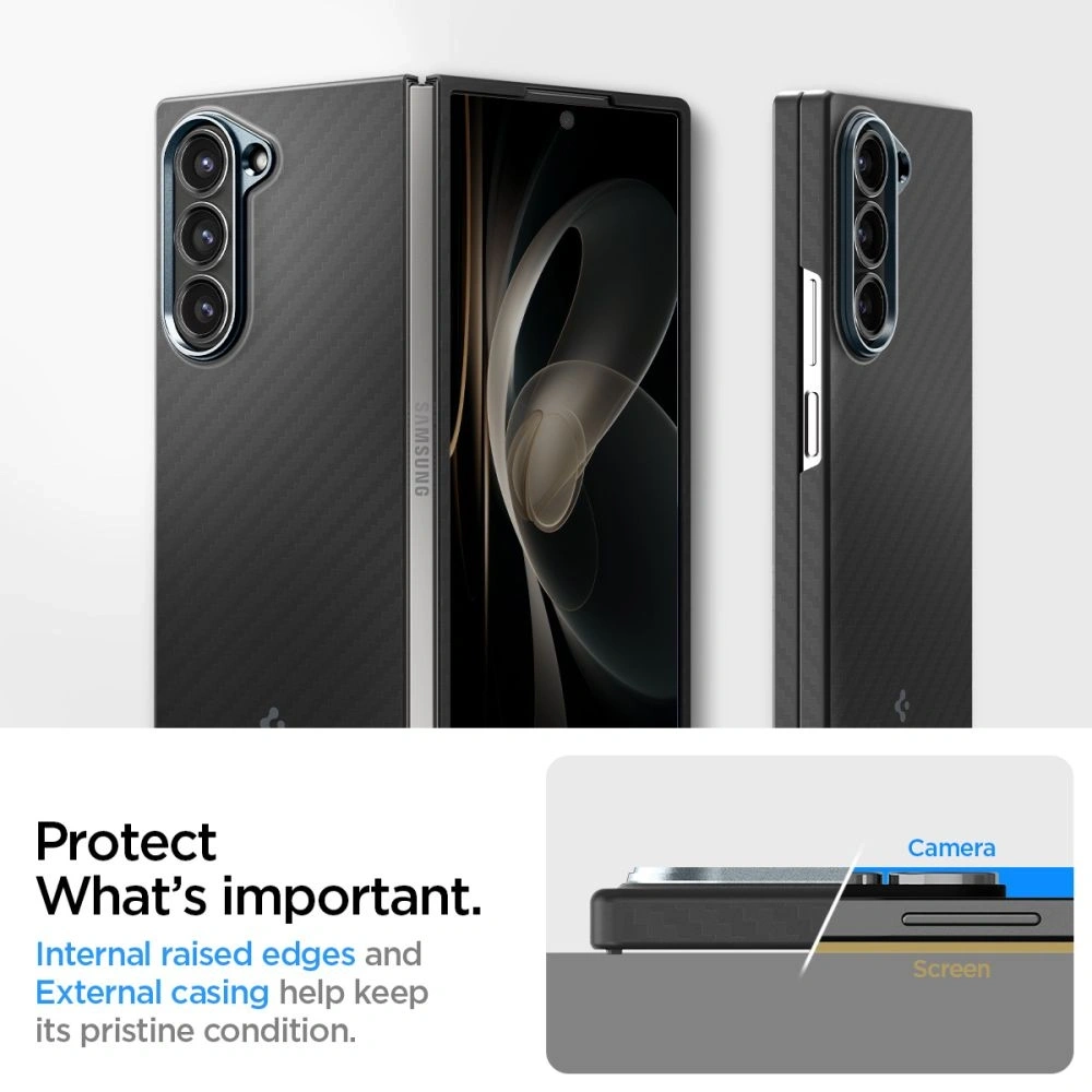 Hurtownia GSM - Spigen Airskin Galaxy Galaxy Z Fold 6 Aramid Fekete - SPN16503 - {ean13} - Hurt