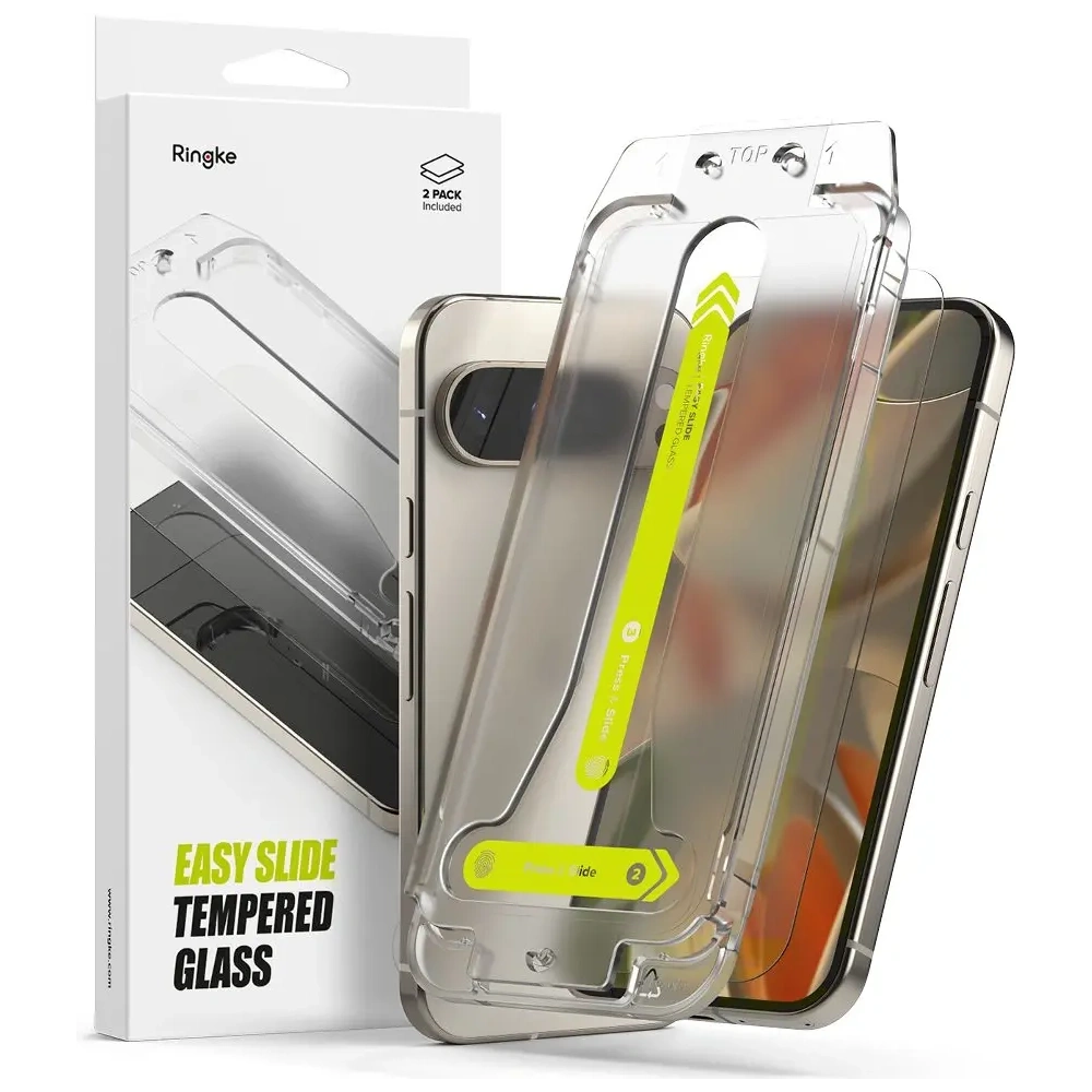 Hurtownia GSM - Szkło hartowane Ringke Easy Slide Google Pixel 9 / 9 Pro Clear [2 PACK] - RGK11653 - {ean13} - Hurt
