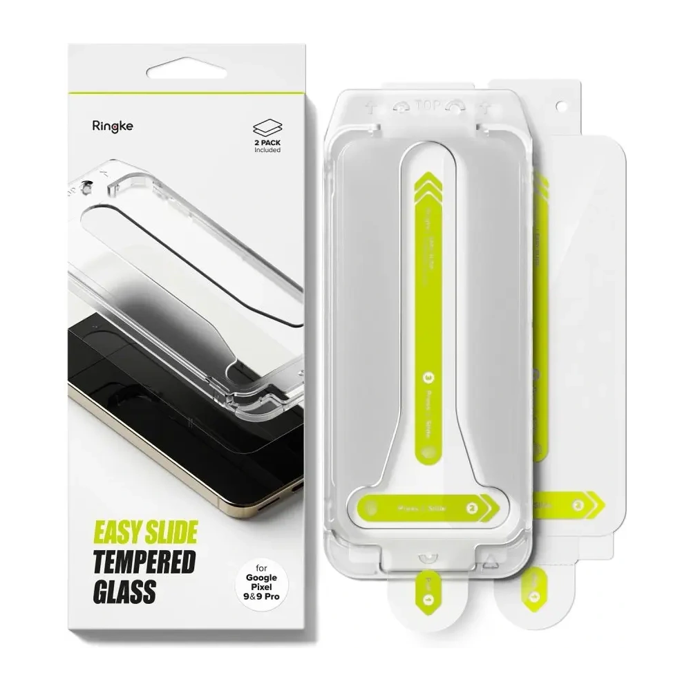 Hurtownia GSM - Tvrzené sklo Ringke Easy Slide Google Pixel 9 / 9 Pro Clear [2 PACK] - RGK11653 - {ean13} - Hurt