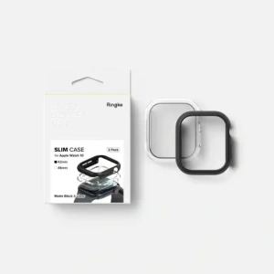 Hurtownia GSM - Ringke Slim Apple Watch 10 42mm Clar & Negru Mat [2 PACHET] - RGK11655 - {ean13} - Hurt