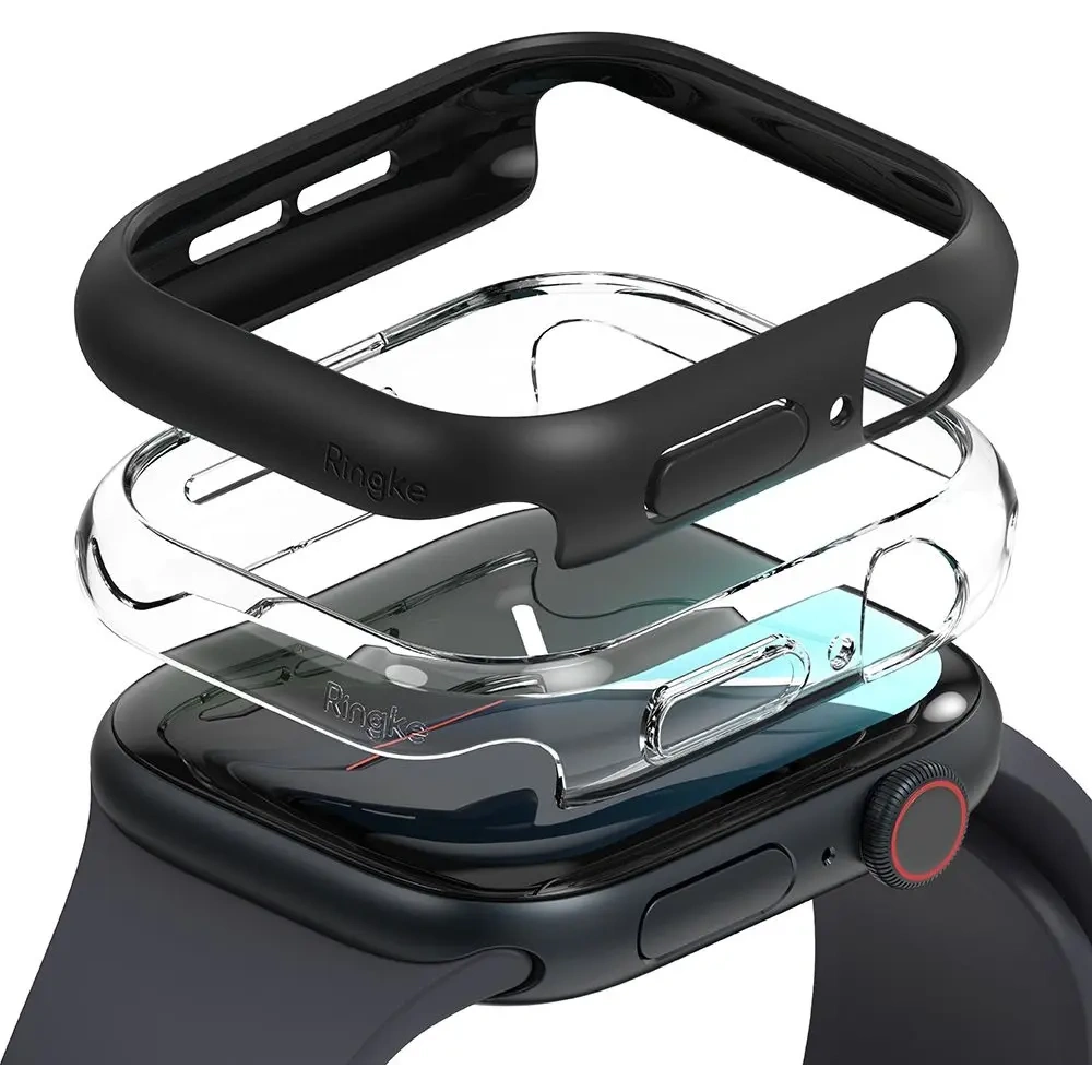 Hurtownia GSM - Etui Ringke Slim Apple Watch 10 46mm Clear & Matte Black [2 PACK] - RGK11657 - {ean13} - Hurt