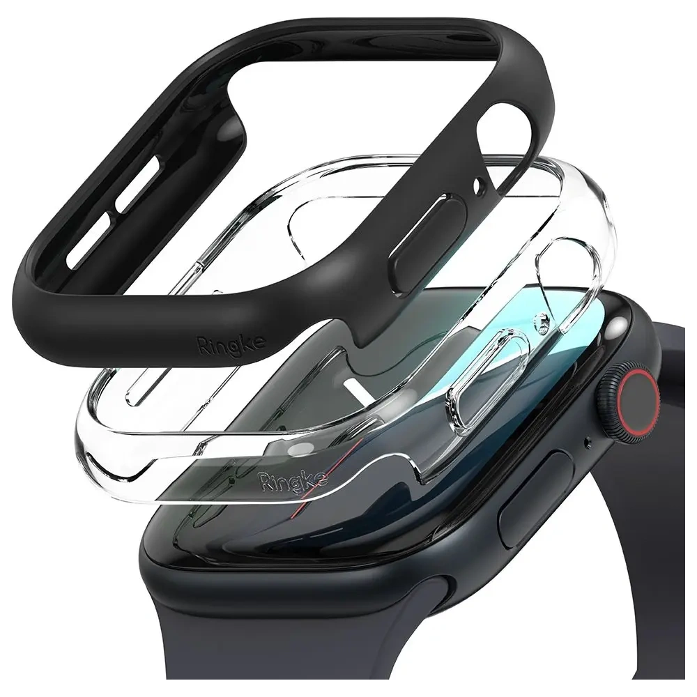 Hurtownia GSM - Etui Ringke Slim Apple Watch 10 46mm Clear & Matte Black [2 PACK] - RGK11657 - {ean13} - Hurt